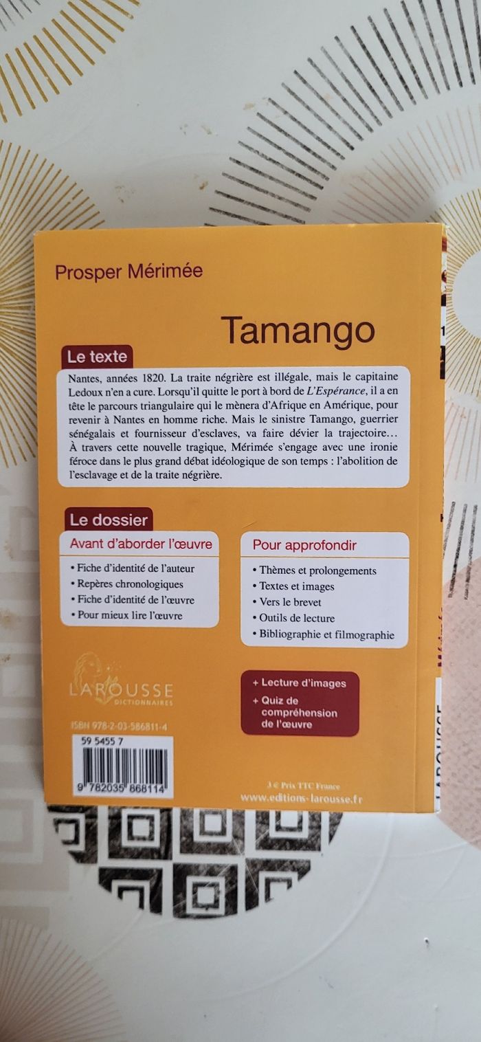 Tamango de Prosper Mérimée - photo numéro 2