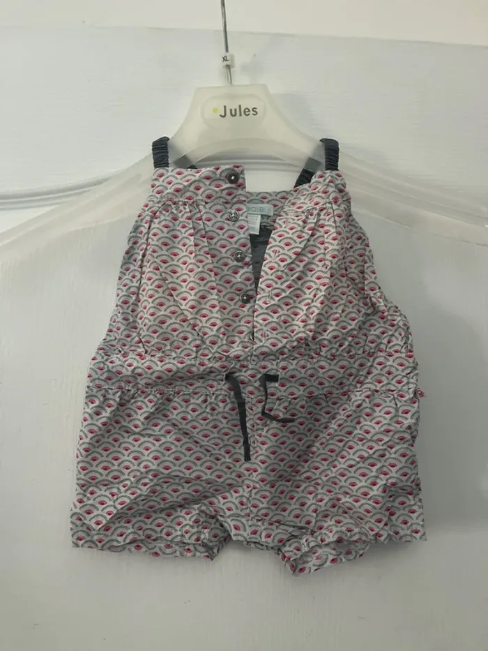 Combinaison short 6 mois