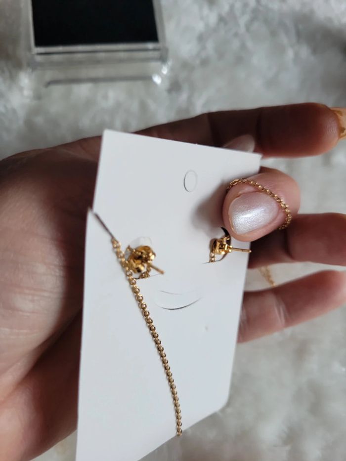 Les clés parure acier doré - photo numéro 3