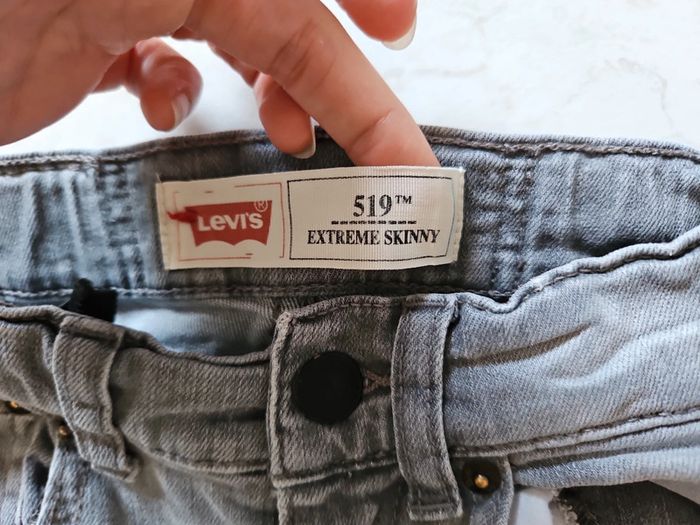 Jean garçon levis 519 skinny 10 ans u11 - photo numéro 4