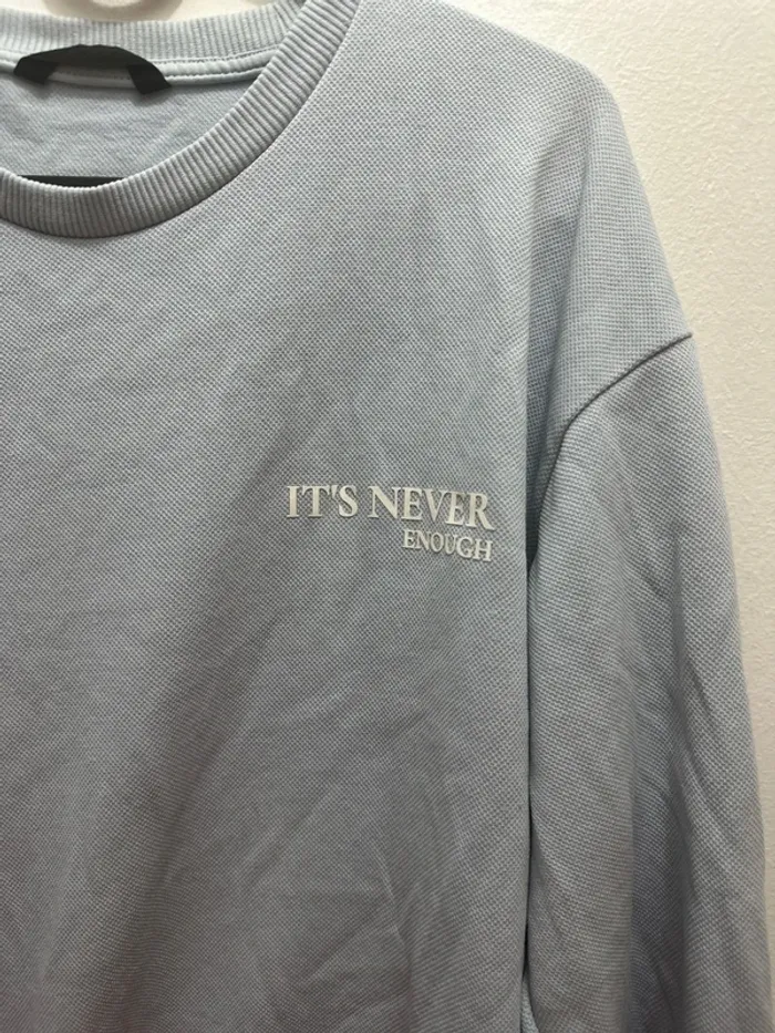 Sweat-shirt bleu - photo numéro 2