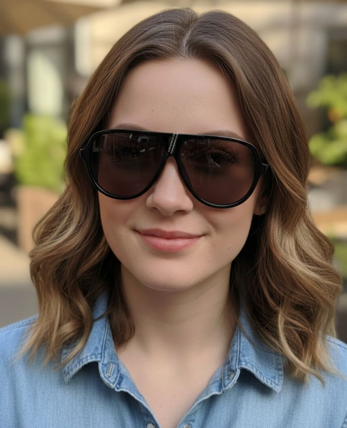 Lunettes de Soleil DIESEL Aviator Black - Tendance Rétro