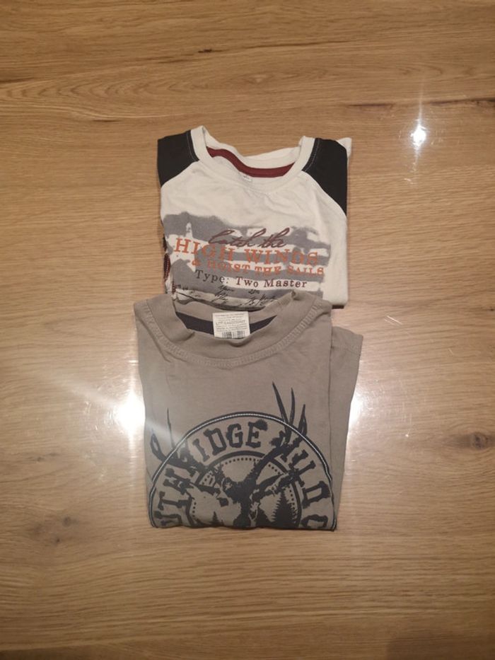 Lot x 2 maillot manche longue
