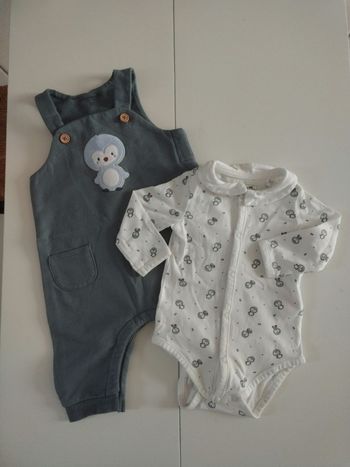 Ensemble Sergent Major bébé garçon 3 mois