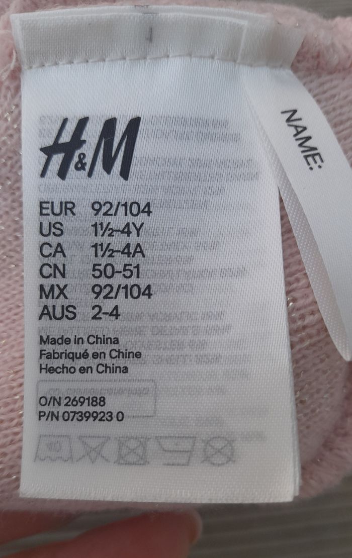 Bonnet rose pastel à paillettes - photo numéro 5