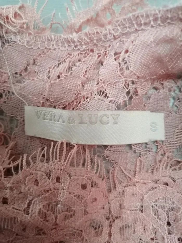 Haut transparent rose Vera & Lucy S - photo numéro 4