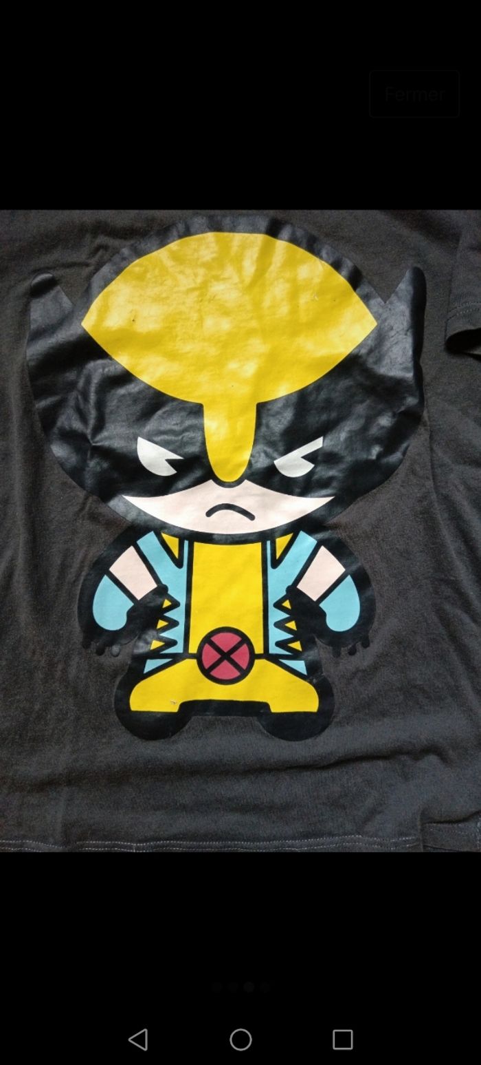 Tee shirt volverine - photo numéro 3