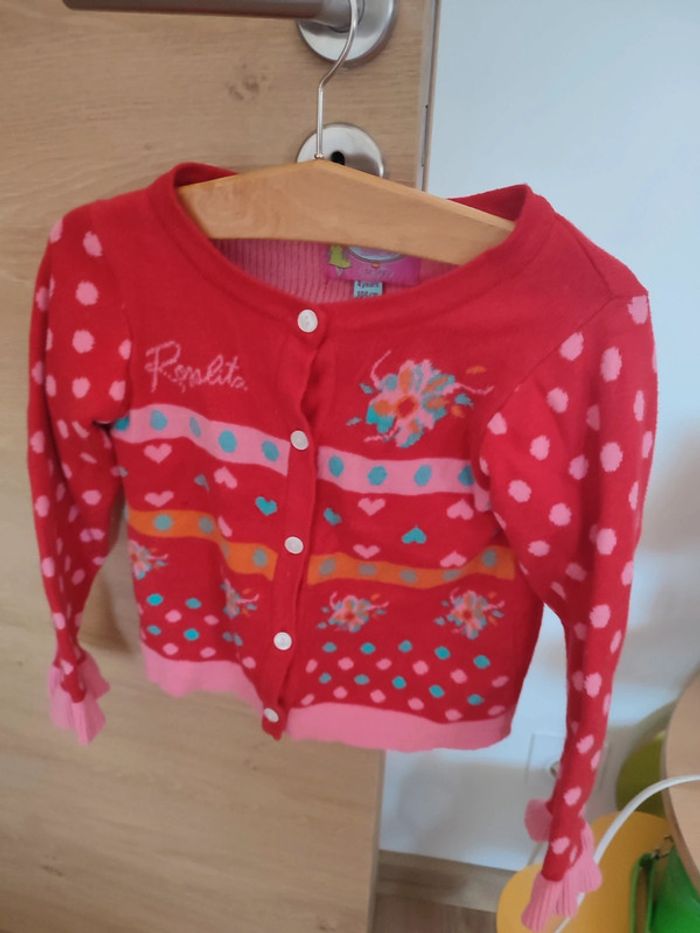 Gilet rosalita senoritas 4 ans
