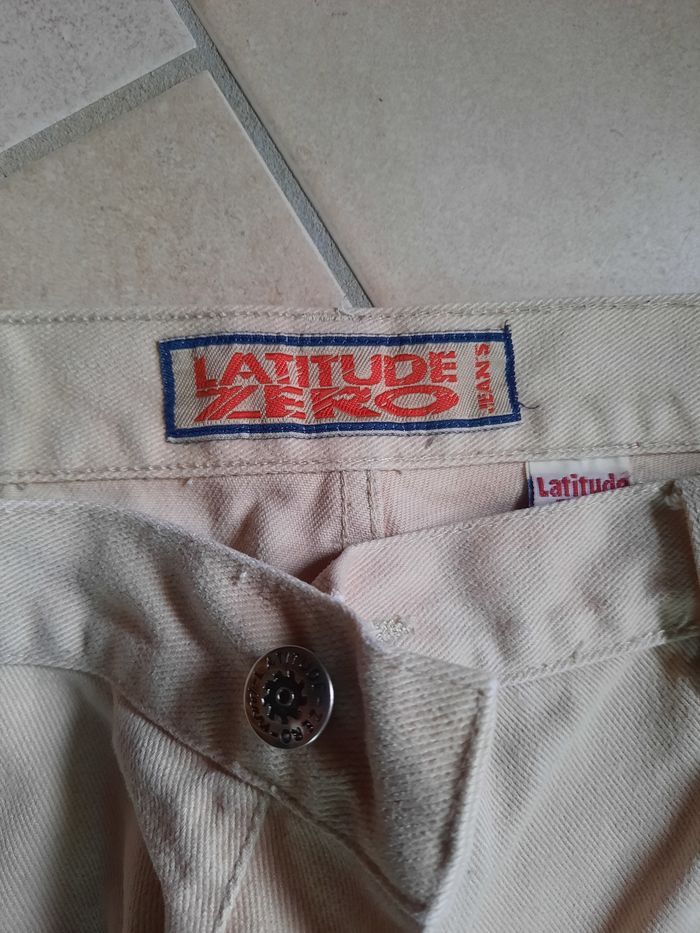 Jean beige taille 46 - photo numéro 3