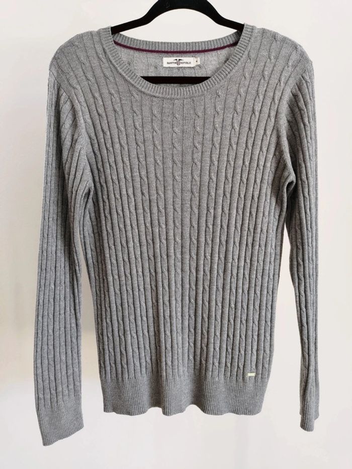 Hampton Republic pull gris M - photo numéro 2