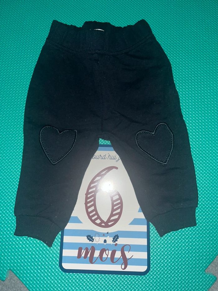 Jogging marine coeur 6M mes petits cailloux