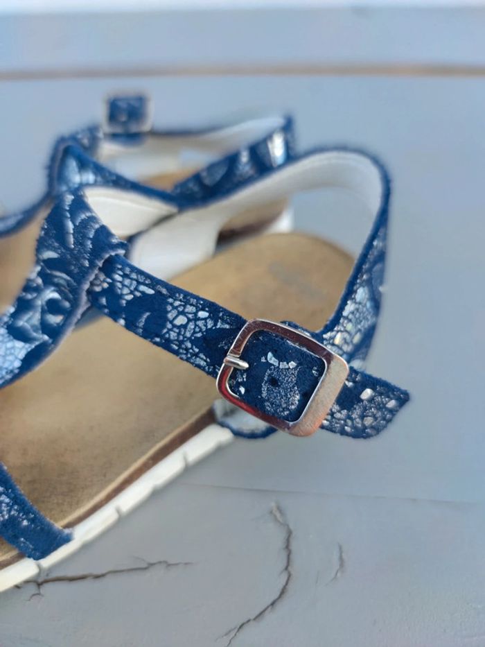 Sandales bleu marine - photo numéro 2