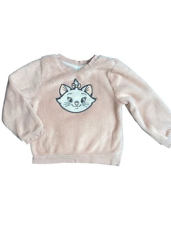 Pull fausse fourrure bébé fille Marie 23 mois