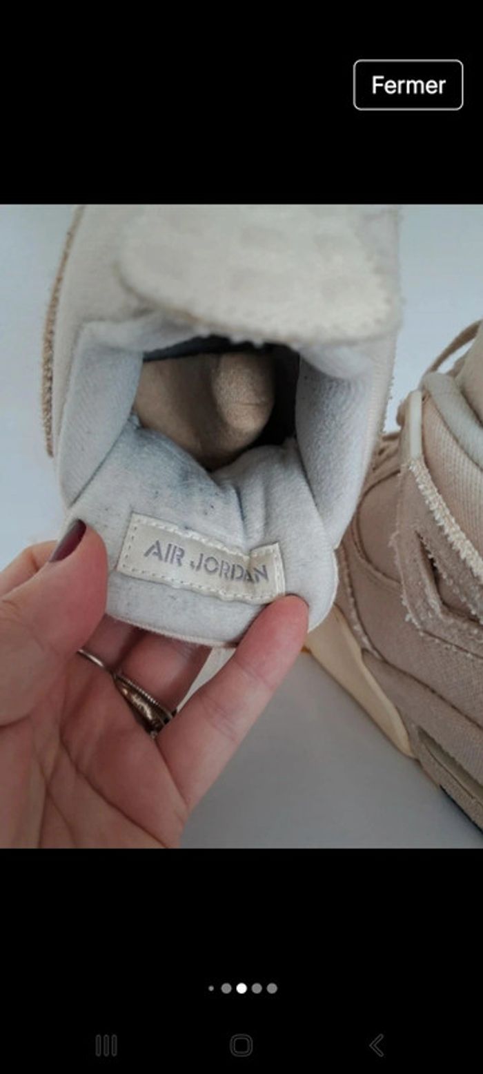 Basket Wimns Air Jordan 4 rétro 37,5 - photo numéro 5