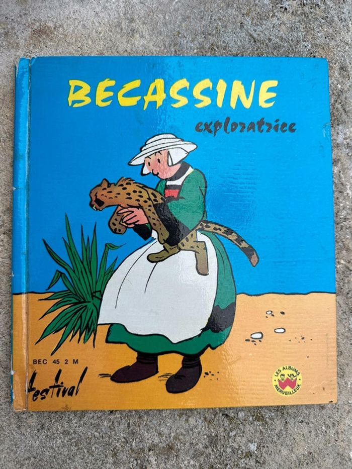 Livre disque 45tours Festival 1962 ancien Bécassine exploratrice Les albums merveilleux vintage