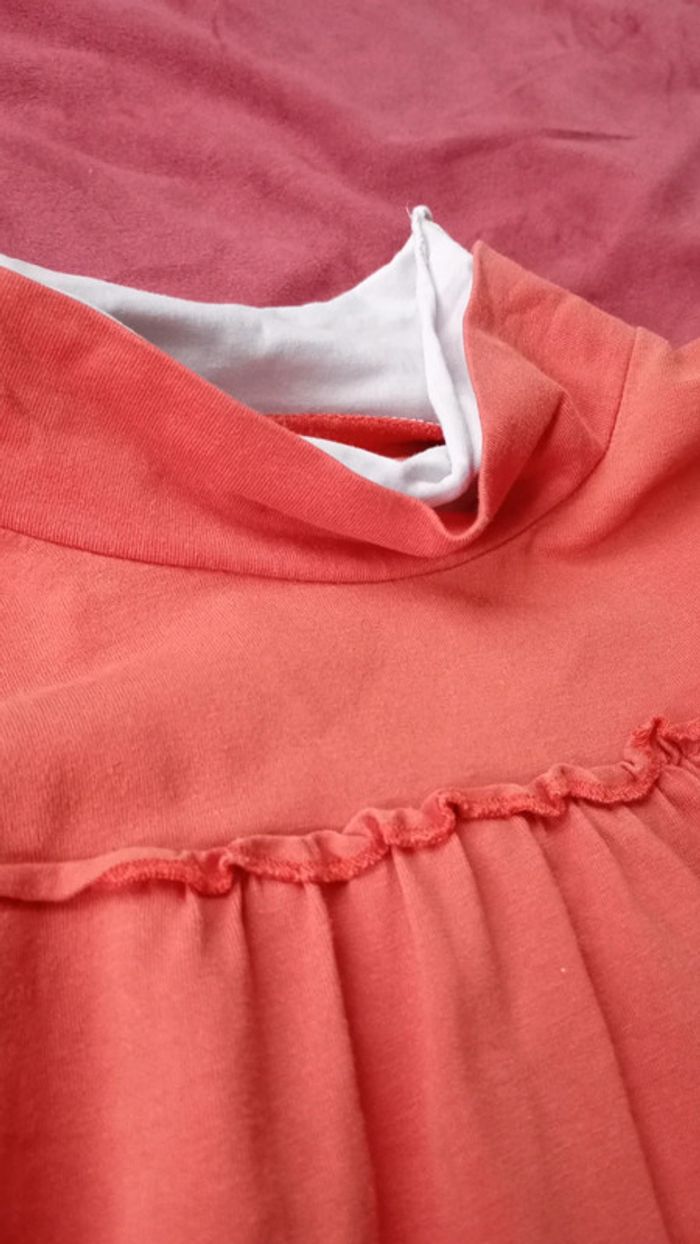 Blouse orange 8 ans - photo numéro 4