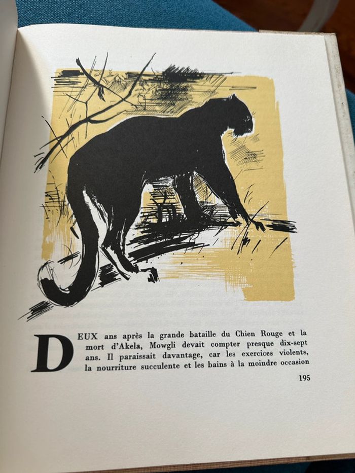1968 - Livre ancien Le second livre de la Jungle Rudyard Kipling Paul Durand Librairie Delagrave - photo numéro 7