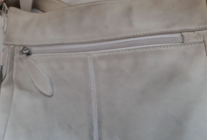 Sac à main en cuir crème - Arthur & Aston - photo numéro 4