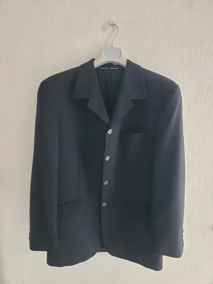 Veste de costume noire Griffe Noire L avec poches - photo numéro 2