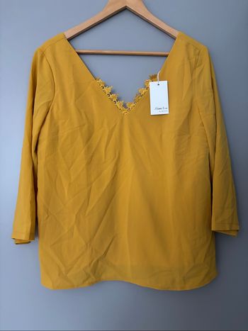 Blouse moutarde