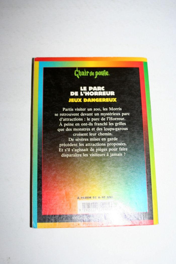 Chair de poule n°25 Le parc de l'horreur de R.L.Stine, Bayard - photo numéro 2