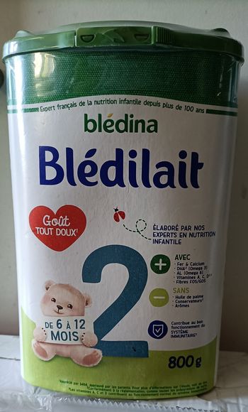 Vend boîte de lait bledilait 2 eme age 