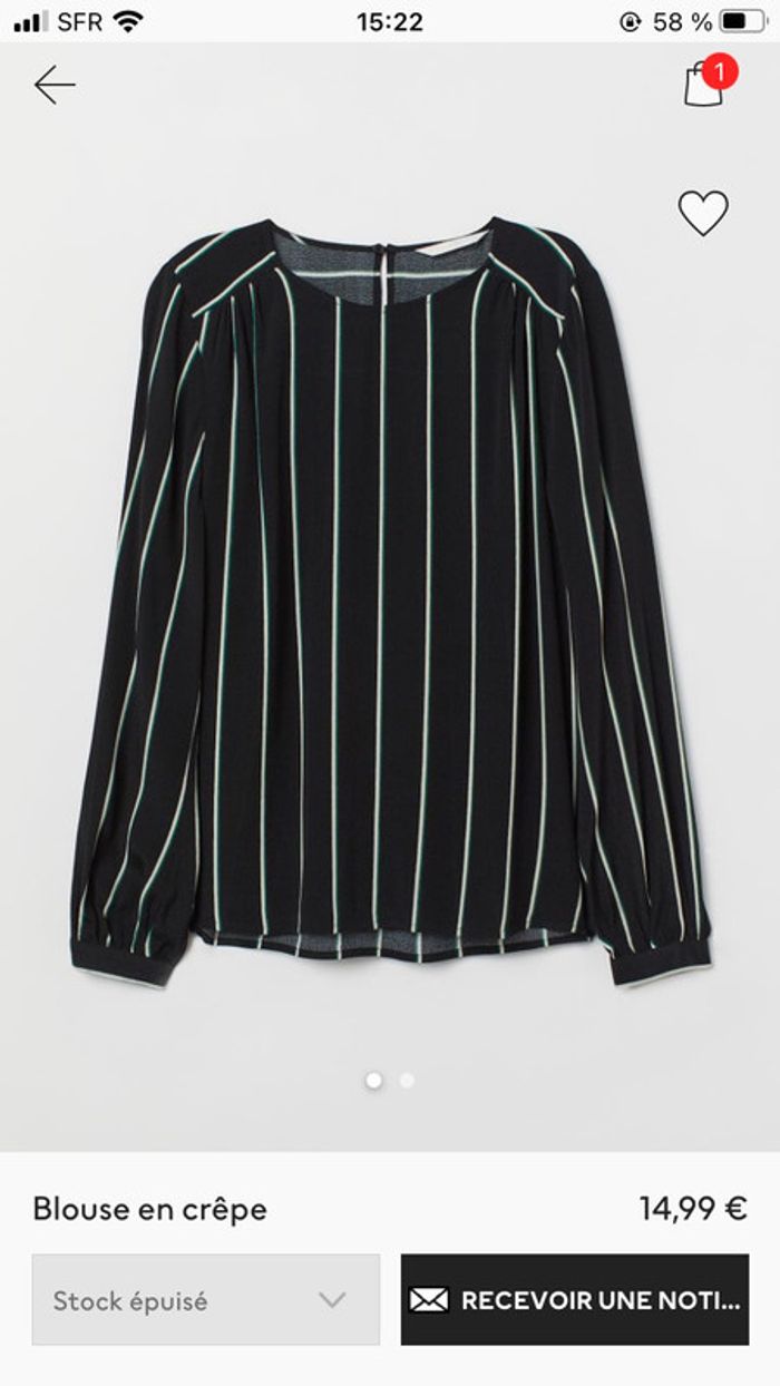 Blouse à rayures - photo numéro 8