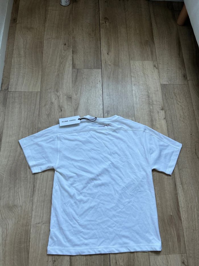 T-shirt blanc Teddy Smith  over size shark attack 12ans - photo numéro 6