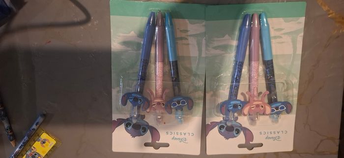 Lot stylos stitch - photo numéro 2