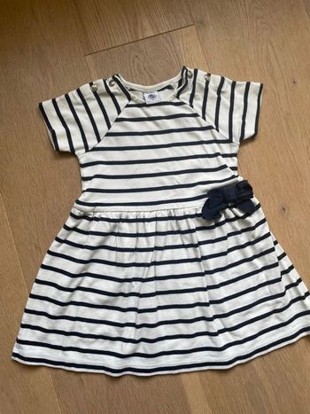 Robe petit bateau marinière 36 mois 95cm