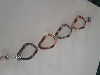 Joli bracelet bi ton