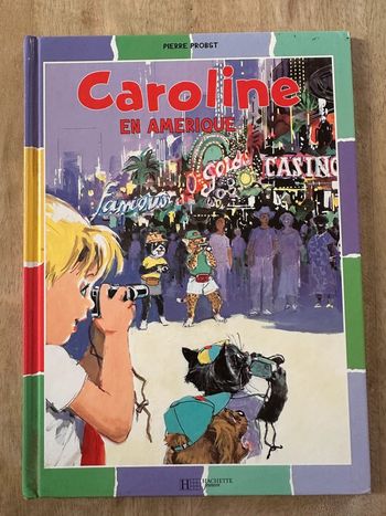 Livre Caroline en Amérique album bd rare difficile à trouver édition damiers