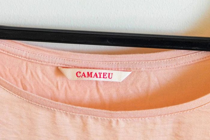 C50 t-shirt rose Camaïeu 42 - photo numéro 3