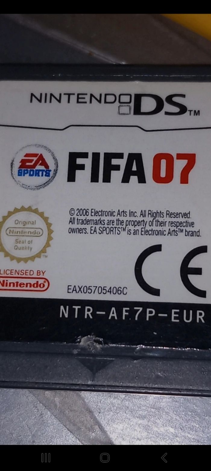 Fifa 07 Nintendo ds