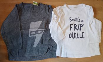 Pull et tee-shirt