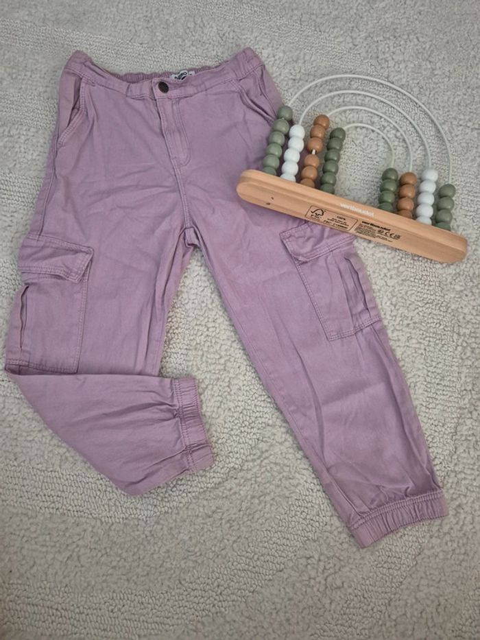 Jeans cargo lila