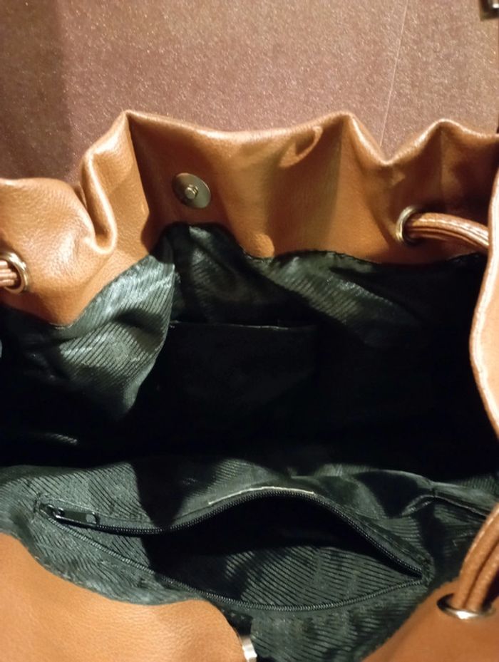 Sac à main marron clair - photo numéro 3