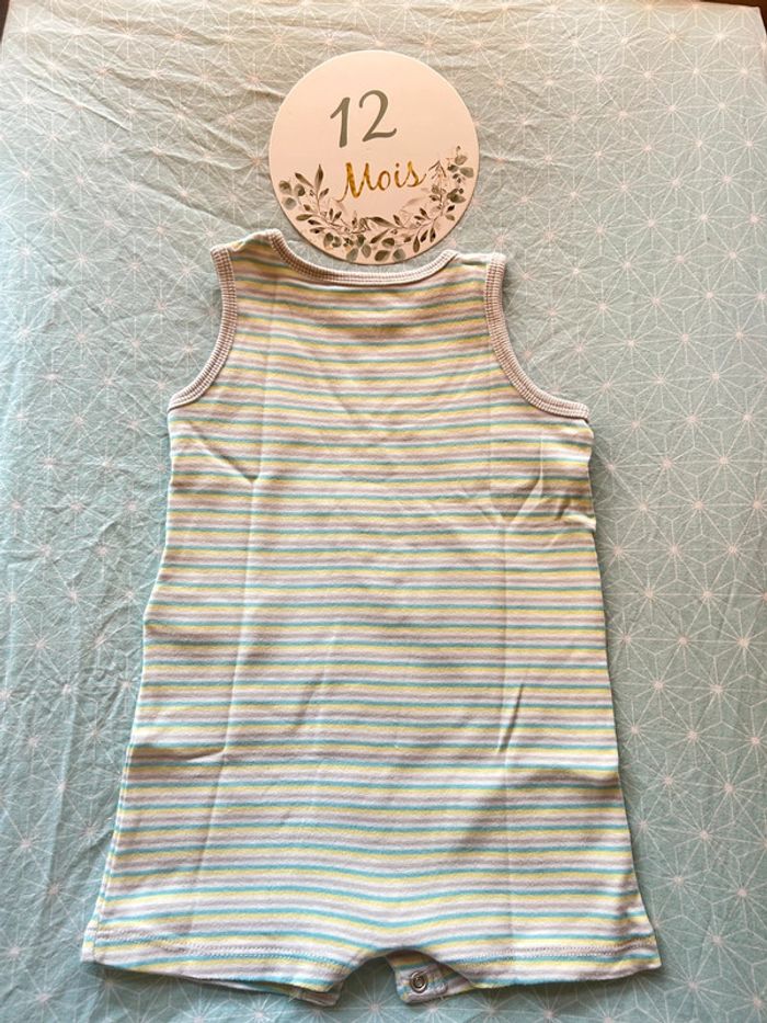 Combinaison marcel short 12 mois - photo numéro 2