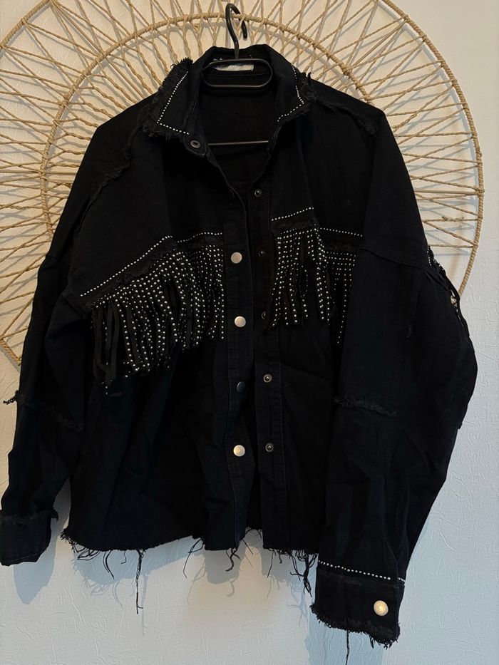 Veste en jean style cowboy - photo numéro 4