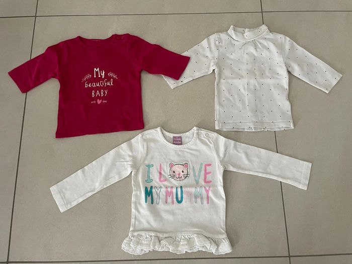 Pull bébé fille 1 mois