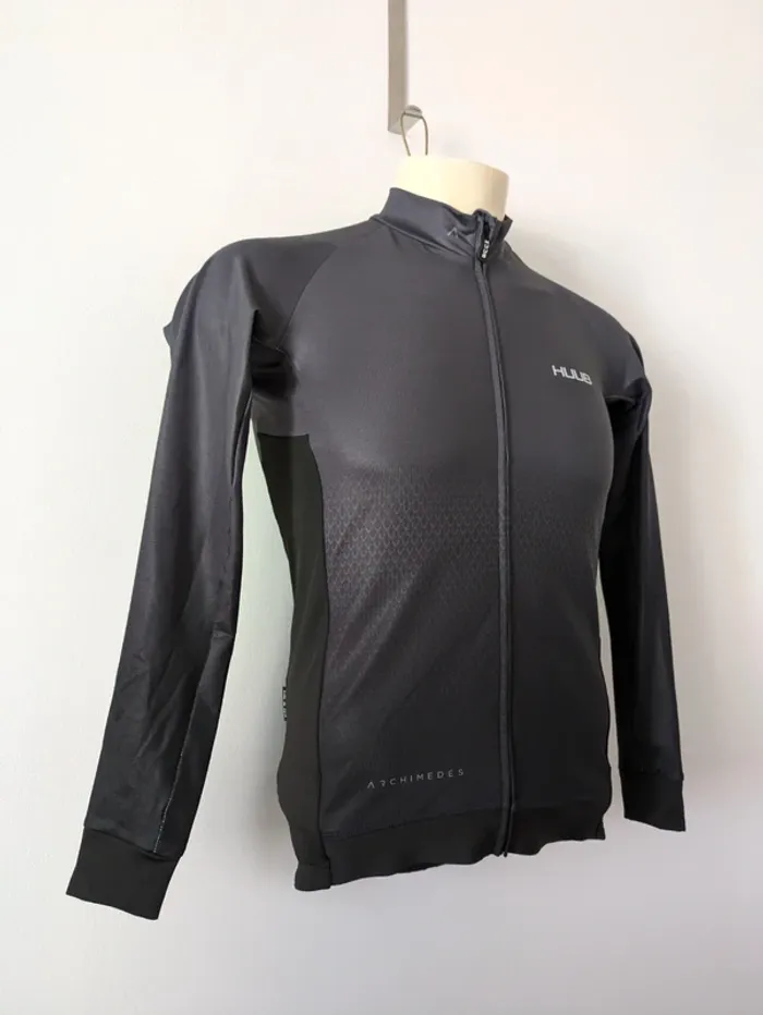 Maillot cyclisme veste zippé manches longues - Huub - taille S - photo numéro 2