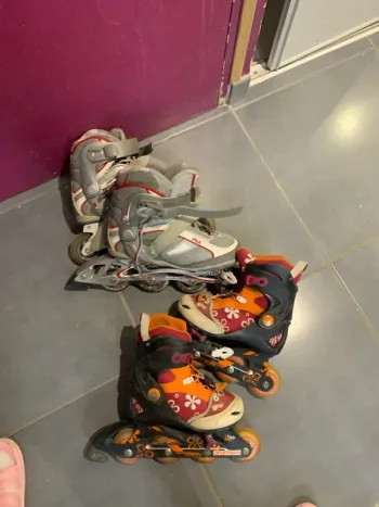 Lots de 2 paires de rollers
