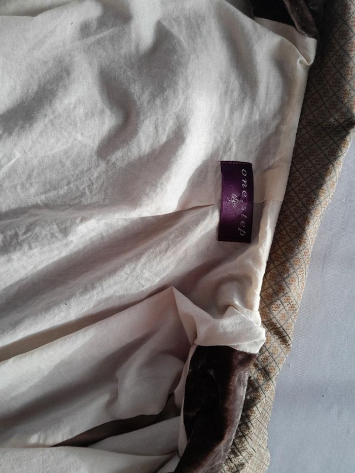 Jolie veste chemisier one step soie rayon dentelle taille 40 - photo numéro 6