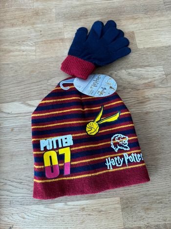 Bonnet + gant Harry Potter