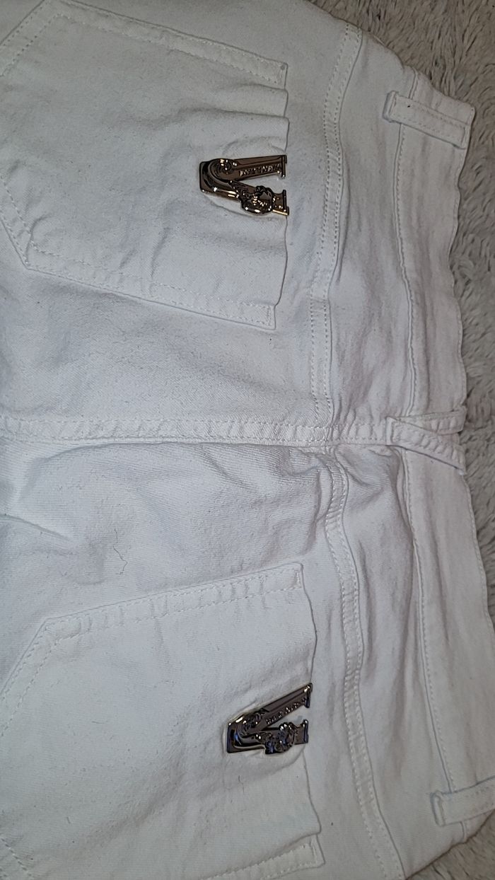 Jeans versace blanc - photo numéro 3