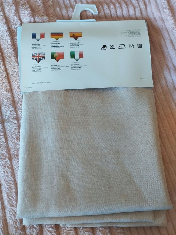 Voilage beige - photo numéro 3