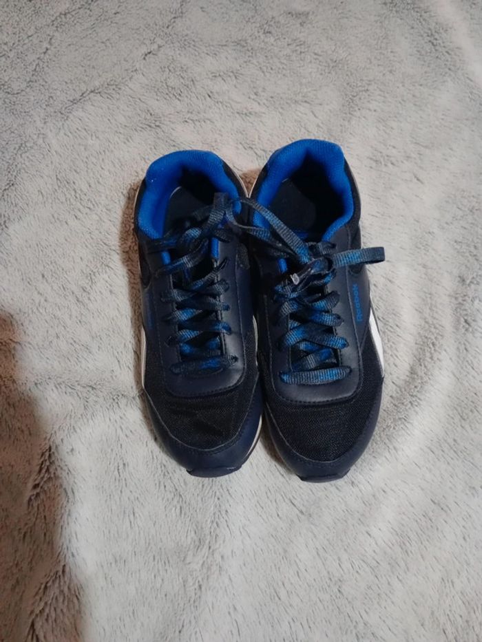 Sneackers mixte 35 bleu marine Reebok c49 - photo numéro 2