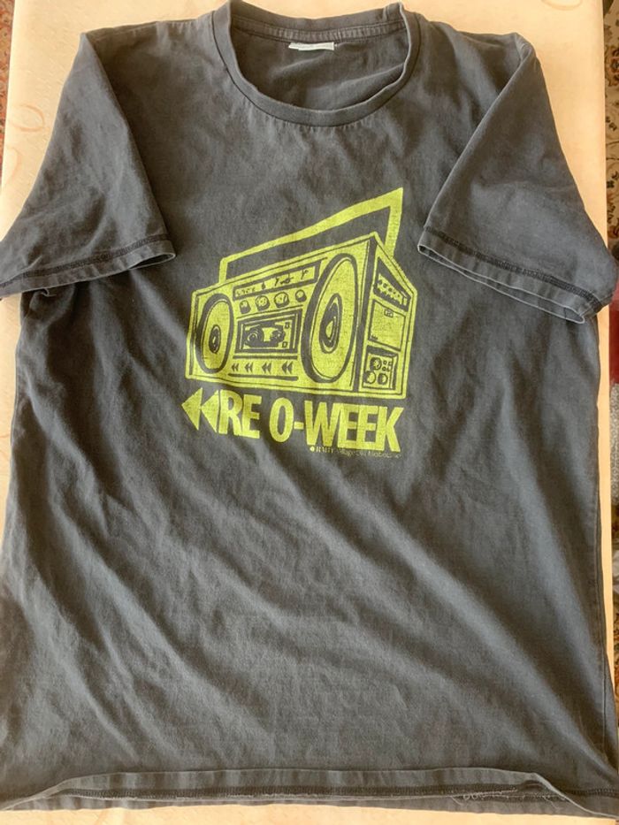 T-shirt noir homme quoz plus Australia taille extra large