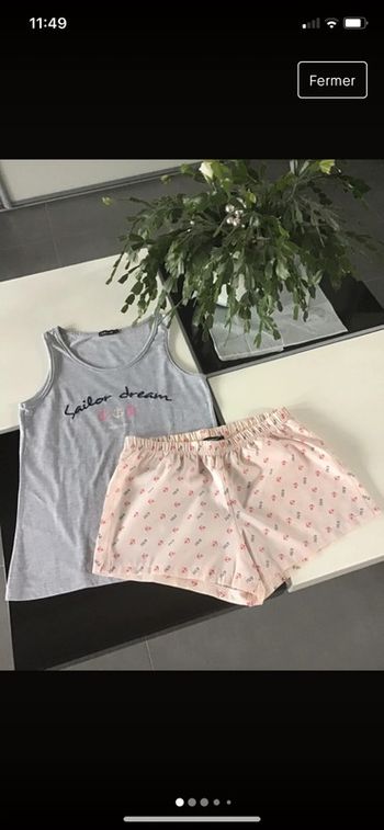 Pyjama short et marcel