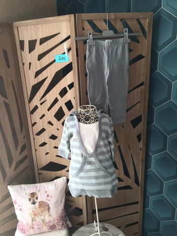 Ensemble legging tunique à capuche fille 5 ans